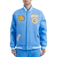 Pro Standard Light Southern University Jaguars Crest Wool Full-Zip Jacket