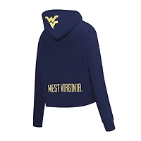 Pro Standard West Virginia Mountaineers Game Day Sequin Full-Zip Hooded Jacket