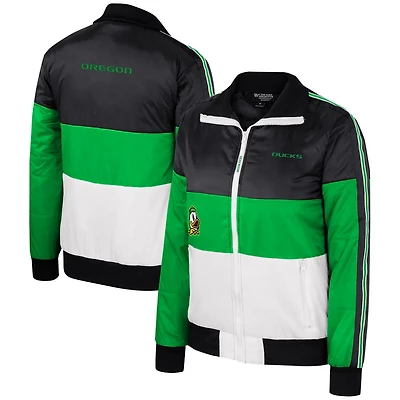 The Wild Collective Oregon Ducks Color-Block Puffer Full-Zip Jacket
