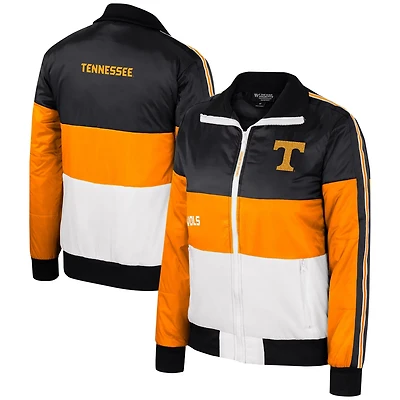 The Wild Collective Tennessee Volunteers Color-Block Puffer Full-Zip Jacket