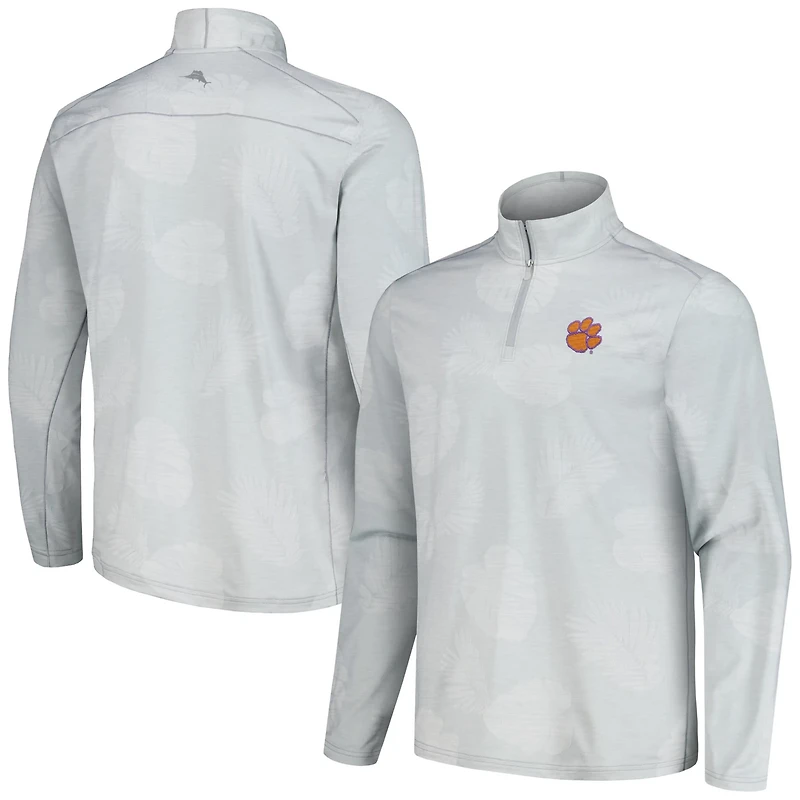 Tommy Bahama Clemson Tigers Delray Frond IslandZone Half-Zip Jacket
