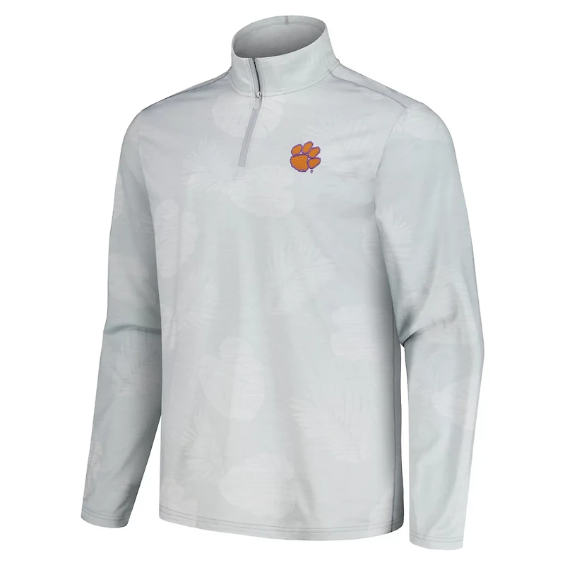 Tommy Bahama Clemson Tigers Delray Frond IslandZone Half-Zip Jacket