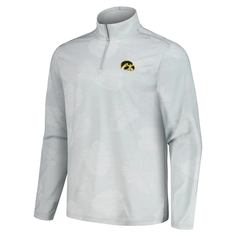 Tommy Bahama Iowa Hawkeyes Delray Frond IslandZone Half-Zip Jacket