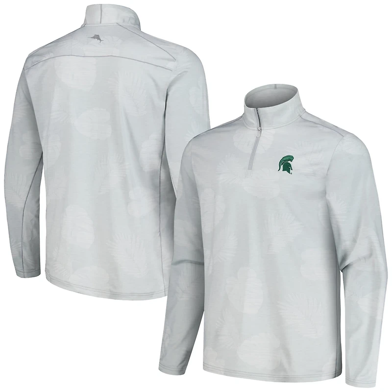 Tommy Bahama Michigan State Spartans Delray Frond IslandZone Half-Zip Jacket