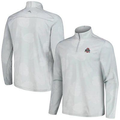 Tommy Bahama Ohio State Buckeyes Delray Frond IslandZone Half-Zip Jacket