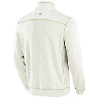 Tommy Bahama Texas Longhorns Tobago Bay Half-Zip Tri-Blend Top