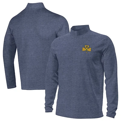 Under Armour Heather Notre Dame Fighting Irish Shillelagh Clover Motion Quarter-Zip Pullover
