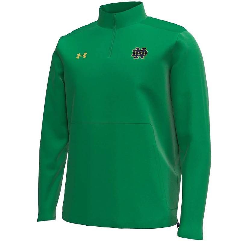 Under Armour Kelly Notre Dame Fighting Irish Motivate Quarter-Zip Performance Jacket