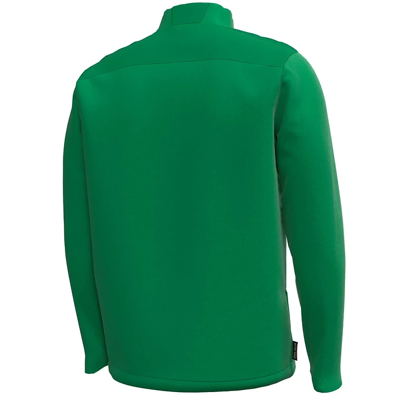 Under Armour Kelly Notre Dame Fighting Irish Motivate Quarter-Zip Performance Jacket