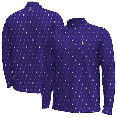 Under Armour Northwestern Wildcats Gameday Armourfuse Half-Zip Top