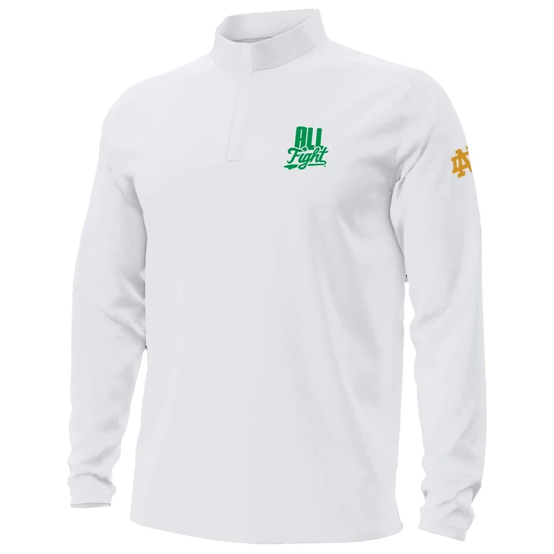Under Armour Notre Dame Fighting Irish All Fight Motion Quarter-Zip Sweatshirt