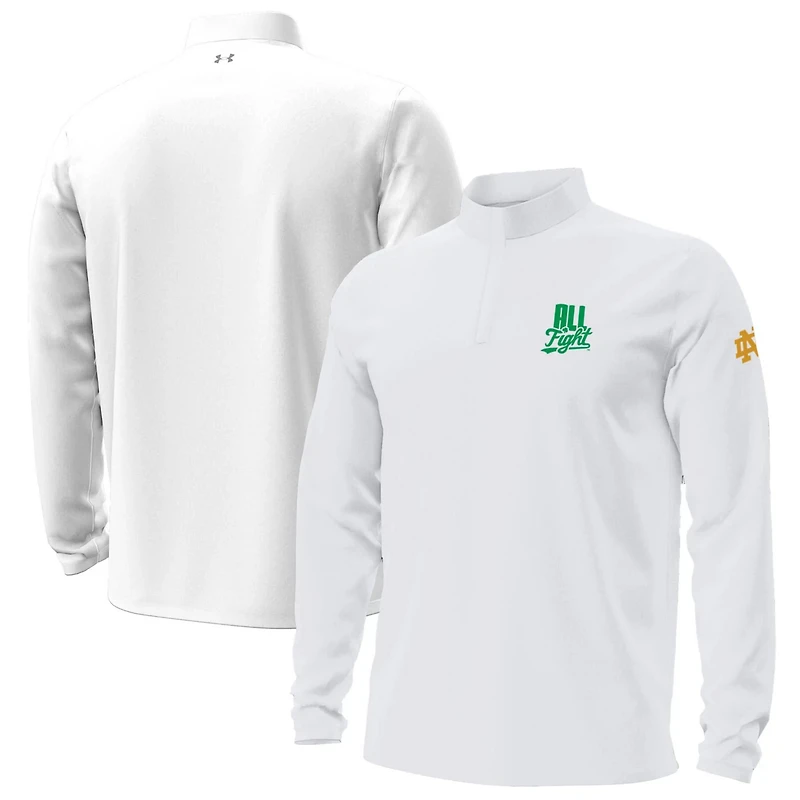 Under Armour Notre Dame Fighting Irish All Fight Motion Quarter-Zip Sweatshirt