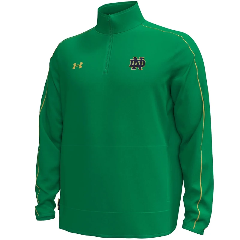 Under Armour Notre Dame Fighting Irish Command Quarter-Zip Sweatshirt
