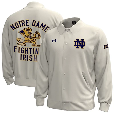 Under Armour Notre Dame Fighting Irish Gameday Icon Full-Snap Fleece Jacket