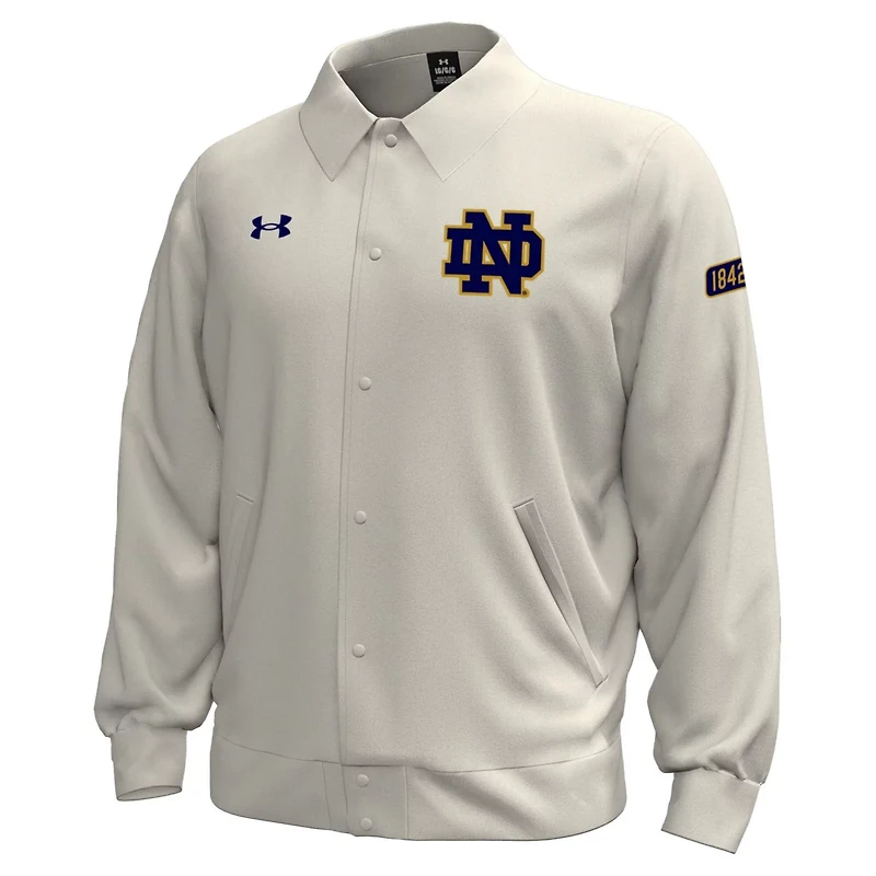 Under Armour Notre Dame Fighting Irish Gameday Icon Full-Snap Fleece Jacket