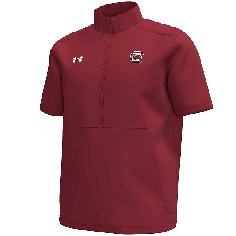 Under Armour South Carolina Gamecocks Motivate Quarter-Zip Short Sleeve Top