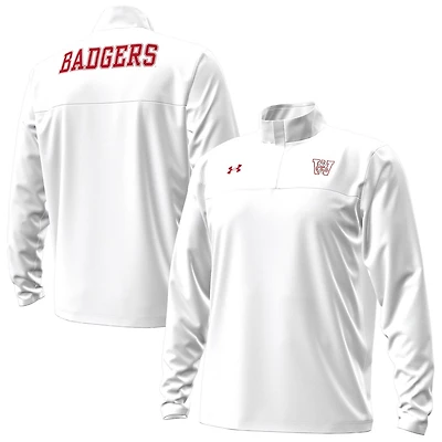 Under Armour Wisconsin Badgers 1980 Throwback Game Quarter-Zip Sweatshirt