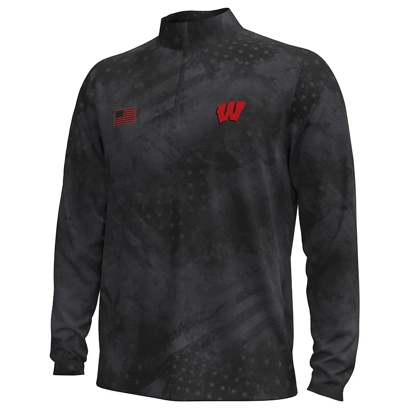 Under Armour Wisconsin Badgers Freedom Collection ArmorFuse Half-Zip Top