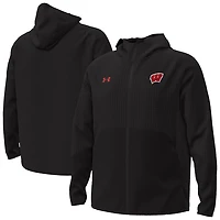 Under Armour Wisconsin Badgers Unstoppable Raglan Full-Zip Jacket