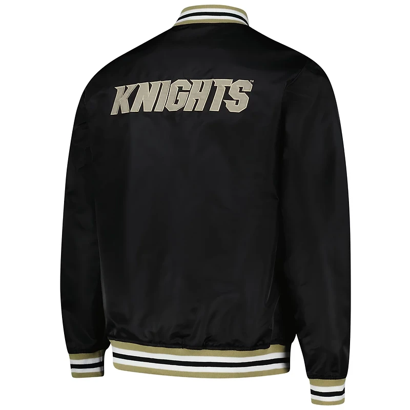 Unisex Charlie Hustle UCF Knights Full-Snap Varsity Jacket