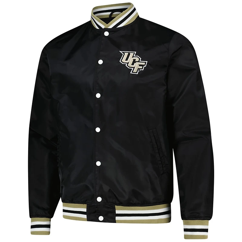 Unisex Charlie Hustle UCF Knights Full-Snap Varsity Jacket
