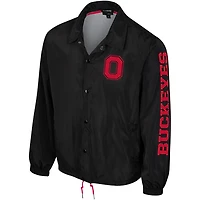 Unisex The Wild Collective Ohio State Buckeyes Coaches Full-Snap Jacket