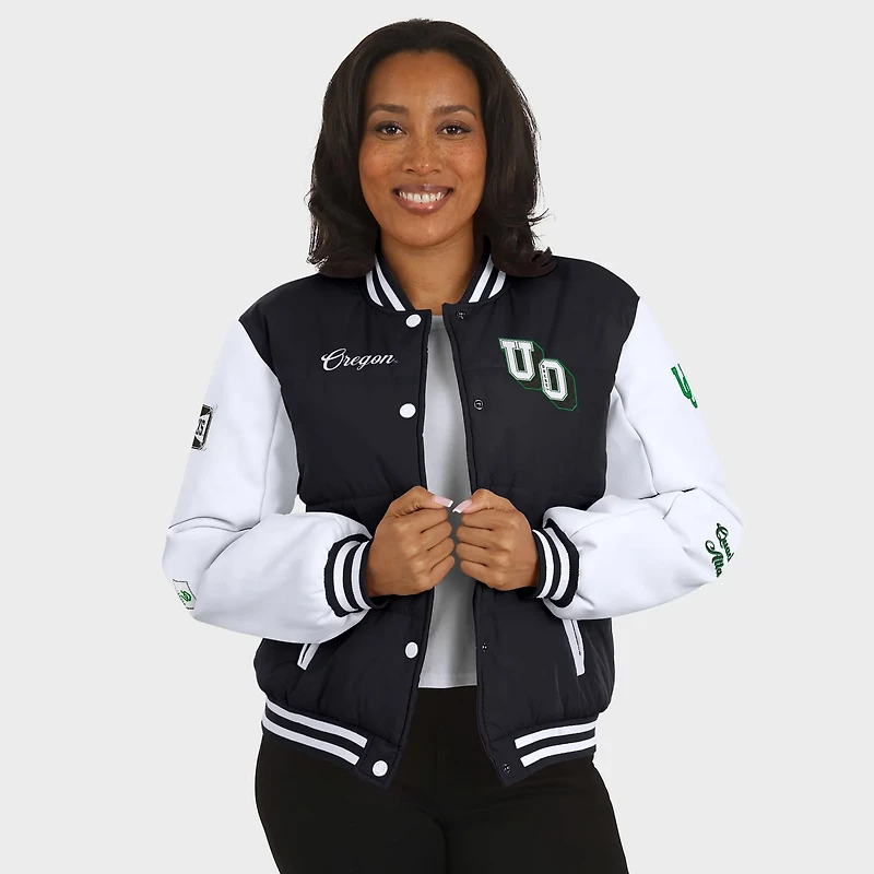 WEAR by Erin Andrews Oregon Ducks Varsity Puffer Jacket