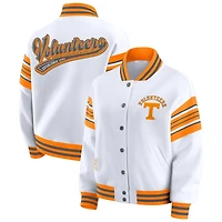 WEAR by Erin Andrews Tennessee Orange Tennessee Volunteers Satin Stitch Full-Snap Fleece Sweatshirt Jacket