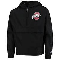 Youth Champion Ohio State Buckeyes Pack Go Quarter-Zip Windbreaker Jacket