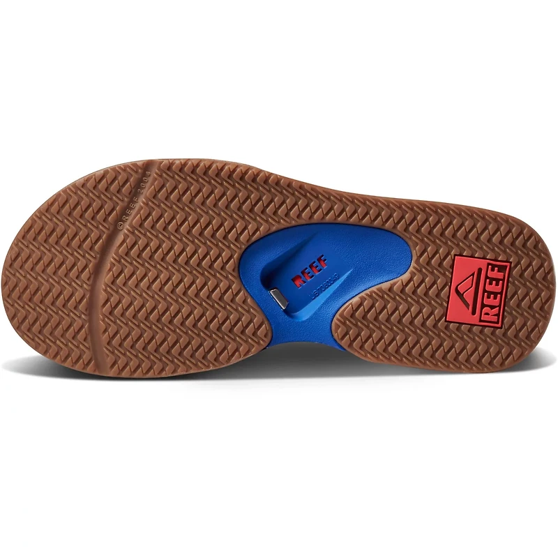 REEF Chicago Cubs Fanning Bottle Opener Sandals