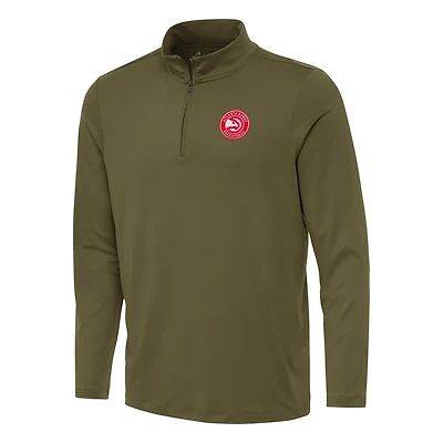 Antigua Atlanta Hawks Reprocess Quarter-Zip Top