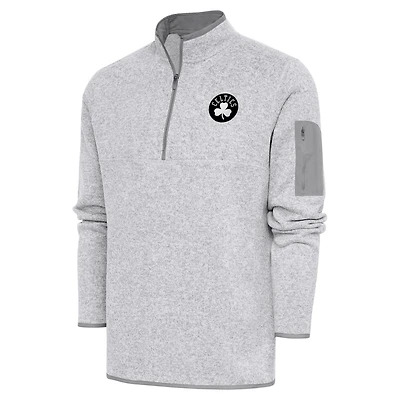 Antigua Boston Celtics Logo Fortune Quarter-Zip Jacket