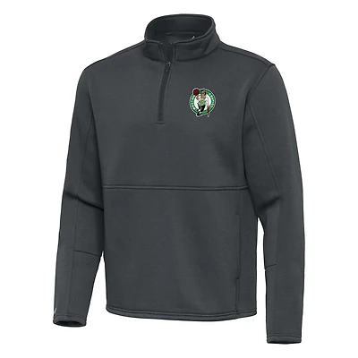 Antigua Boston Celtics Twist Quarter-Zip Pullover Top