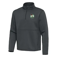Antigua Boston Celtics Twist Quarter-Zip Pullover Top