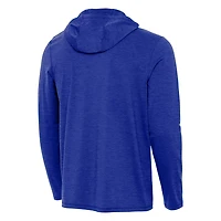 Antigua Heather Orlando Magic New Logo Tidy Quarter-Zip Hoodie