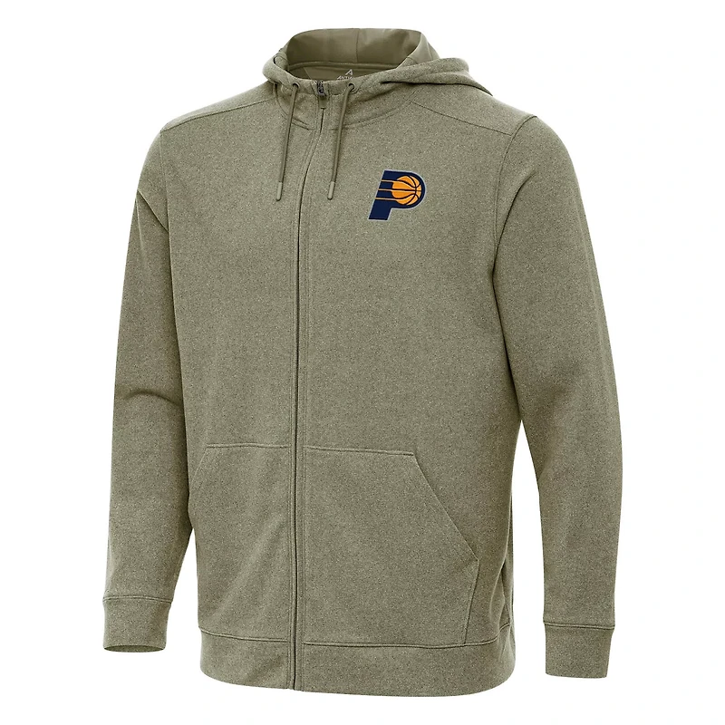 Antigua Indiana Pacers Effortless Full-Zip Hoodie Jacket