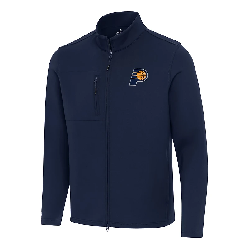 Antigua Indiana Pacers Objection Double-Peached Full-Zip Jacket
