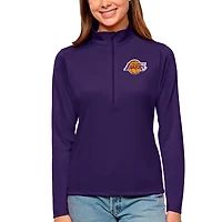 Antigua Los Angeles Lakers Tribute Half-Zip Top