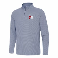 Antigua Philadelphia 76ers Twine Quarter-Zip Top