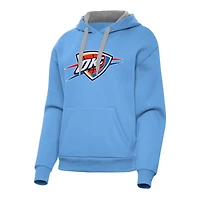 Antigua Powder Oklahoma City Thunder Victory Pullover Hoodie