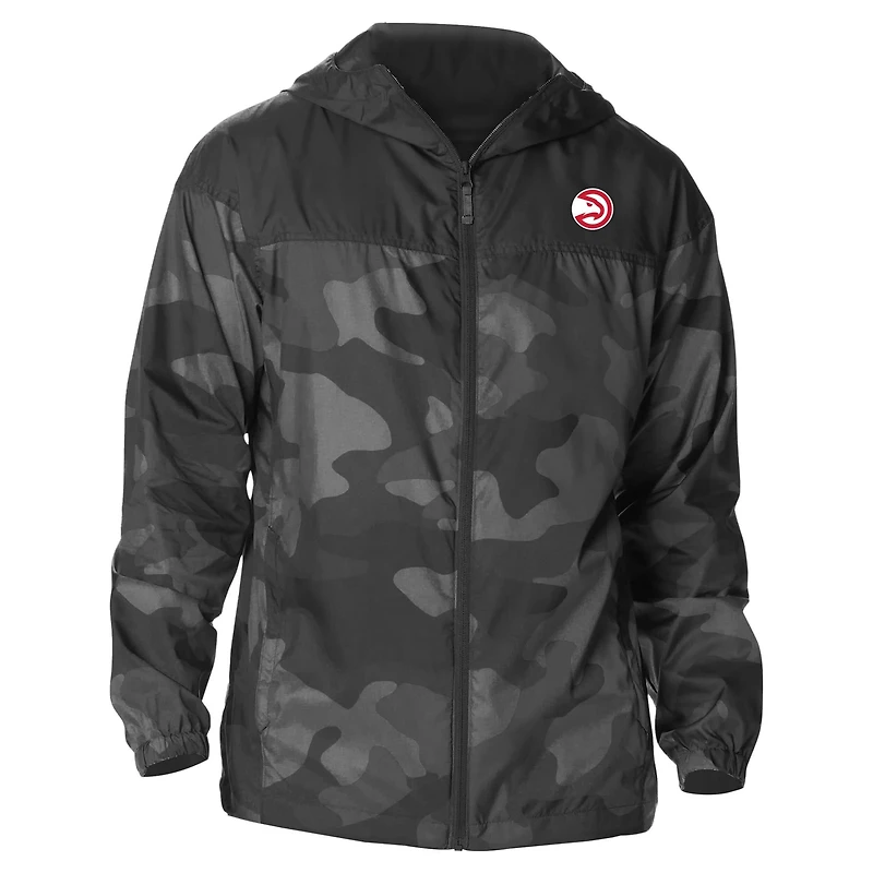 Columbia Atlanta Hawks Camo Flash Challenger Windbreaker Full-Zip Jacket