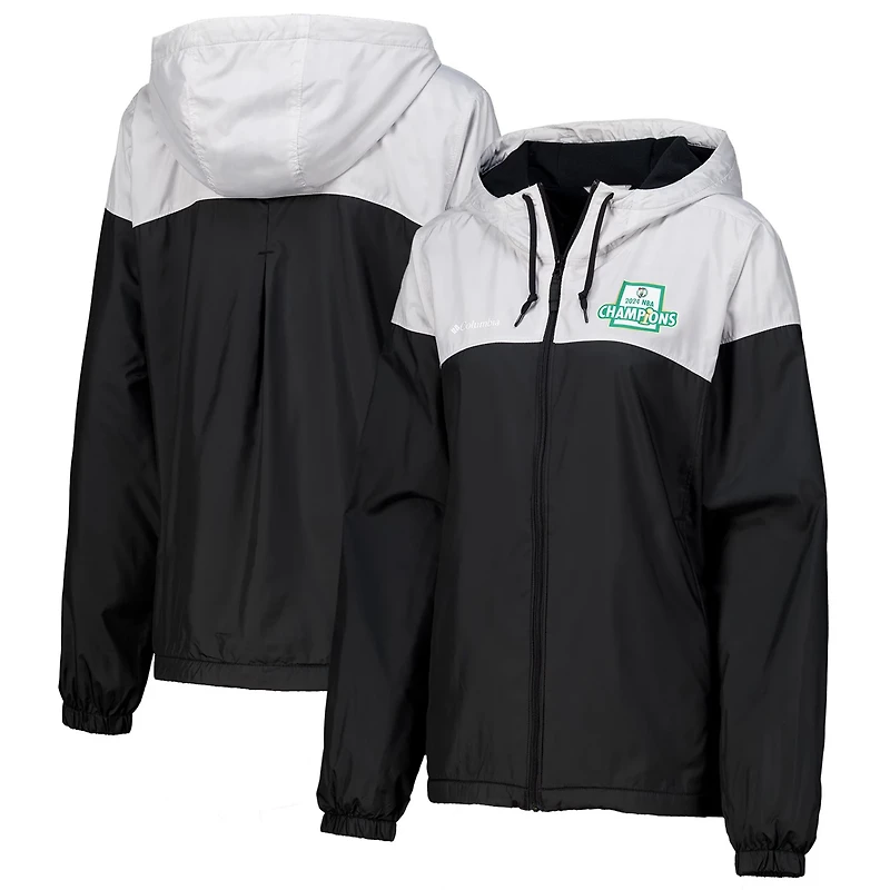 Columbia Boston Celtics 2024 NBA Finals Champions Flash Forward Lined Full-Zip Windbreaker Jacket