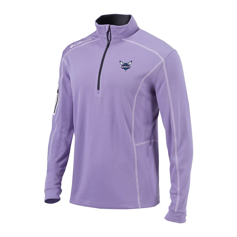 Columbia Charlotte Hornets Omni-Wick Shotgun Quarter-Zip Pullover