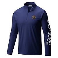 Columbia Denver Nuggets Terminal Tackle Raglan Omni-Shade Quarter-Zip Jacket