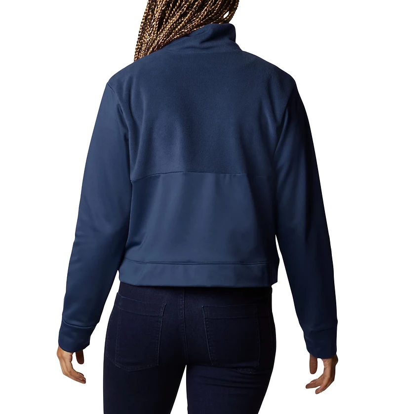 Columbia LA Clippers Omni-Wick Cropped River Fleece Full-Zip Jacket