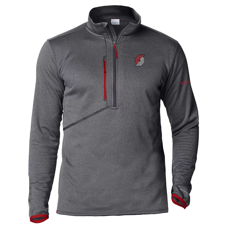 Columbia Portland Trail Blazers Park View Fleece Half-Zip Top