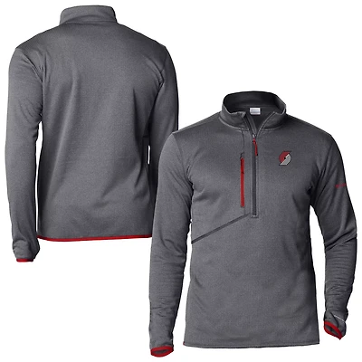 Columbia Portland Trail Blazers Park View Fleece Half-Zip Top
