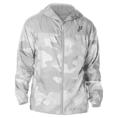 Columbia San Antonio Spurs Camo Flash Challenger Windbreaker Full-Zip Jacket