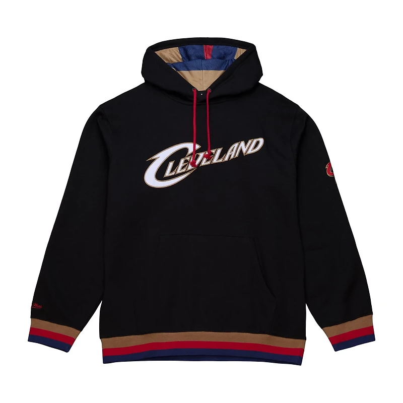 Mitchell  Ness Cleveland Cavaliers Hardwood Classics Nights Playmaker Fleece Hoodie
