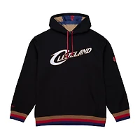 Mitchell  Ness Cleveland Cavaliers Hardwood Classics Nights Playmaker Fleece Hoodie